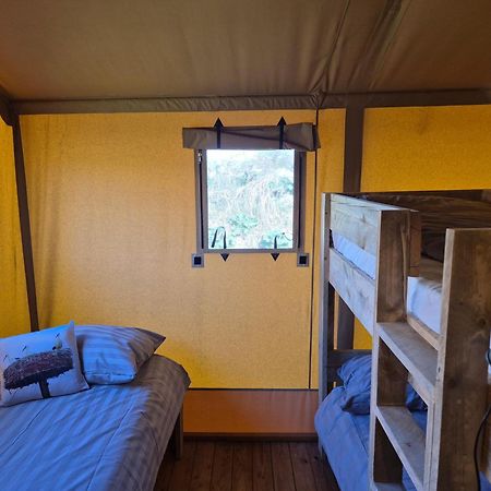 De Hazelaarshof Luxe Glampingtent Bij Natuurgebied De Millingerwaard Kekerdom Exterior foto