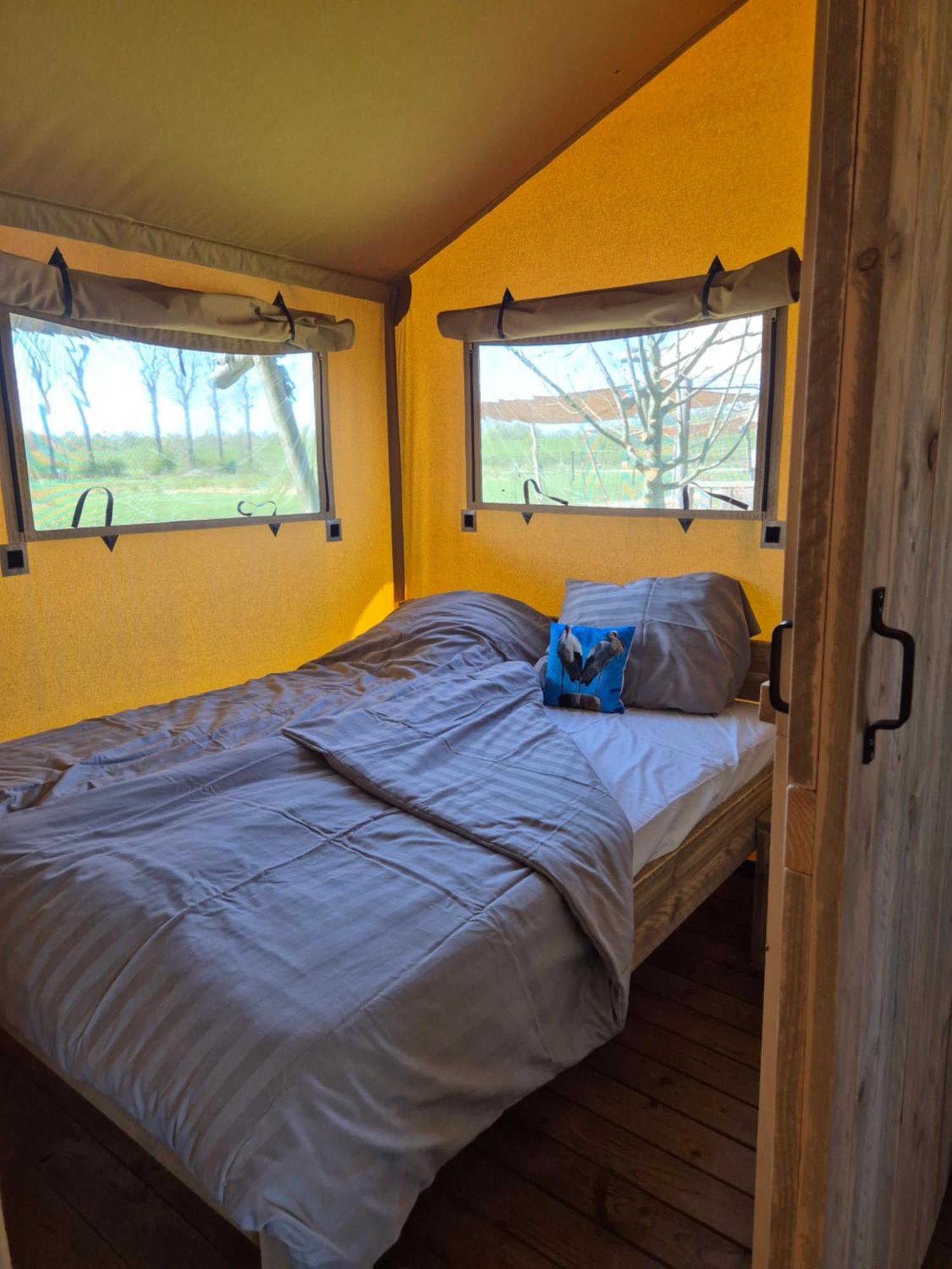 De Hazelaarshof Luxe Glampingtent Bij Natuurgebied De Millingerwaard Kekerdom Exterior foto
